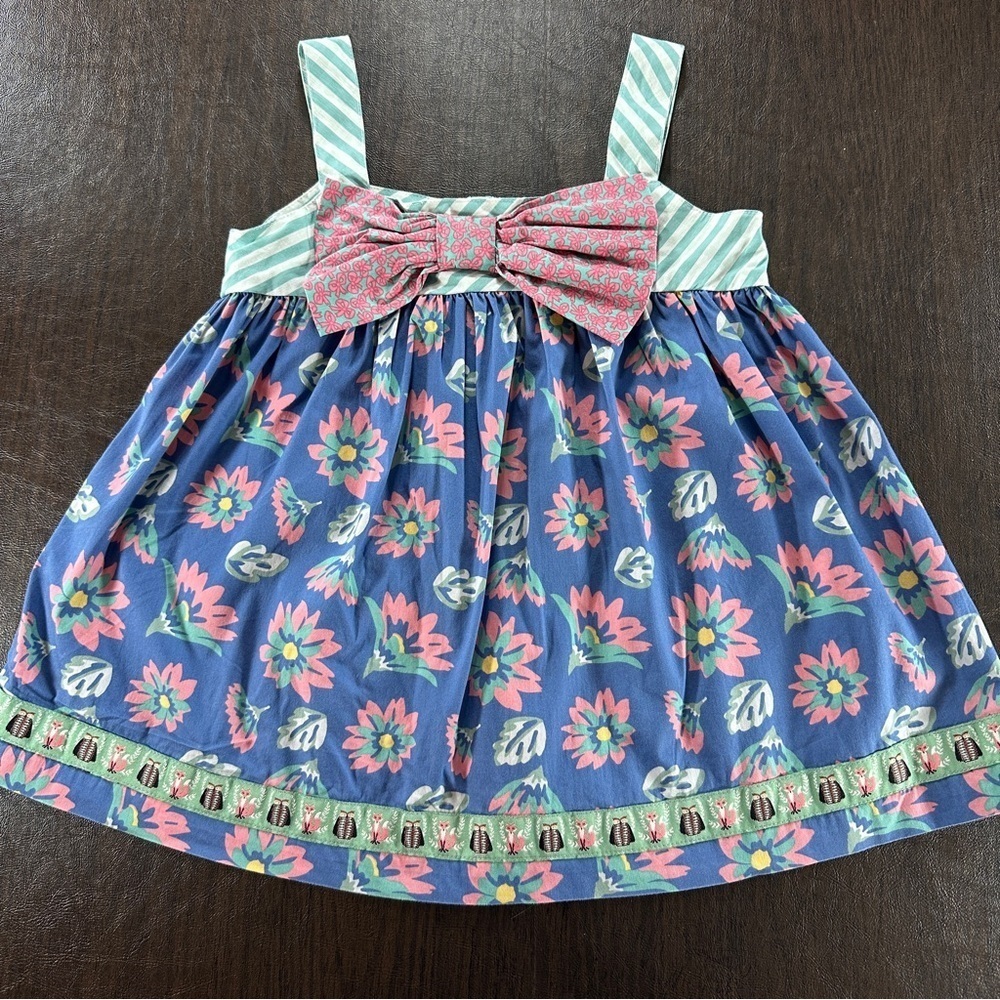 Matilda Jane Once Upon A Time Fairy Wand Tunic Floral Dress Sz 8